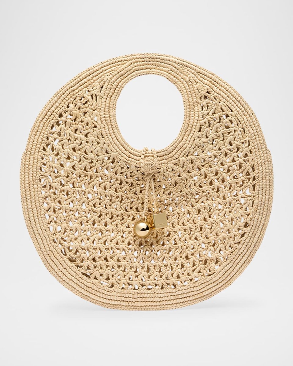 Le Petit Rond Raffia Shoulder Bag